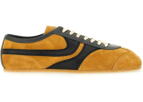 Sneakers Dries Van Noten multicolor din piele intoarsa
