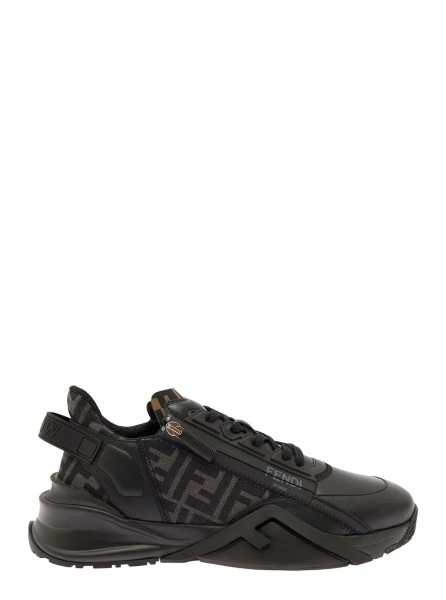 Sneakers Fendi 'Flow' negri din piele