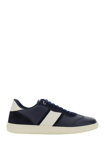 Sneakers Ferragamo albastri din piele