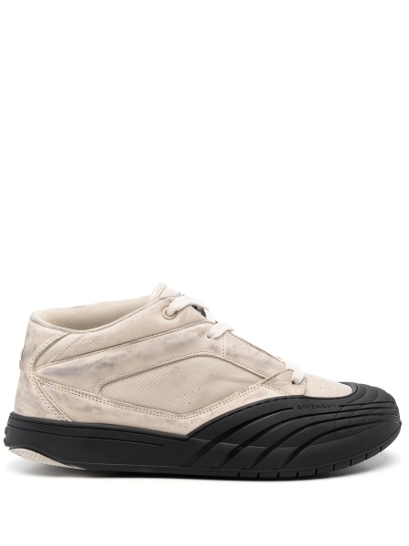 Sneakers Givenchy neutri din piele si material textil