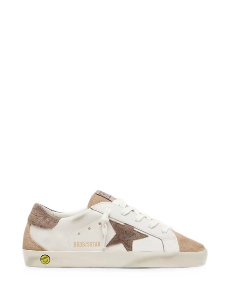 Sneakers Golden Goose albi din piele
