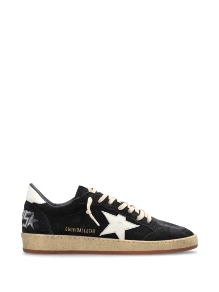 Sneakers Golden Goose ball star negri din piele intoarsa