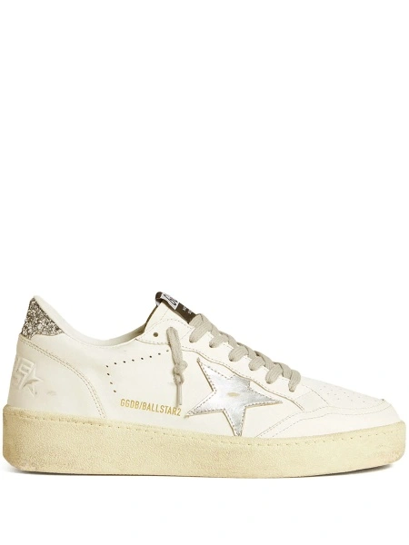 Sneakers Golden Goose ball star neutri din piele
