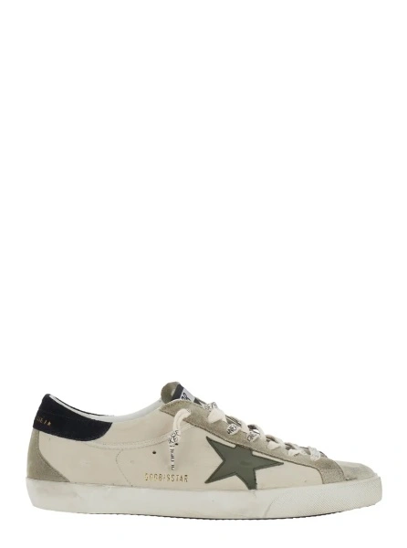 Sneakers Golden Goose 'Superstar' bej din piele intoarsa