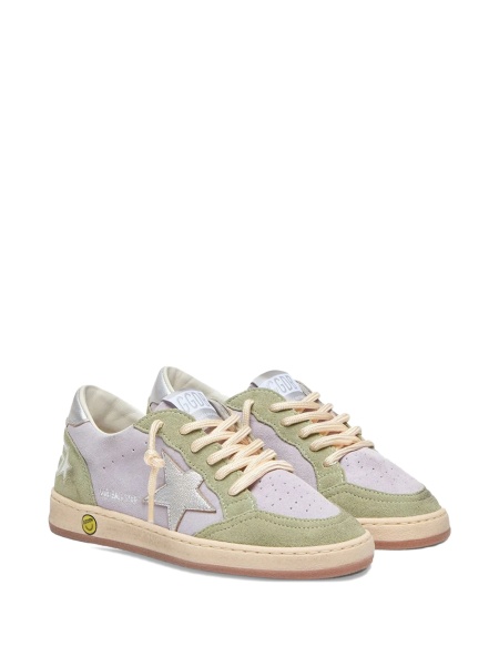 Sneakers Golden Goose violet din piele