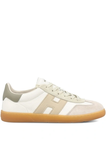 Sneakers Hogan albi din piele