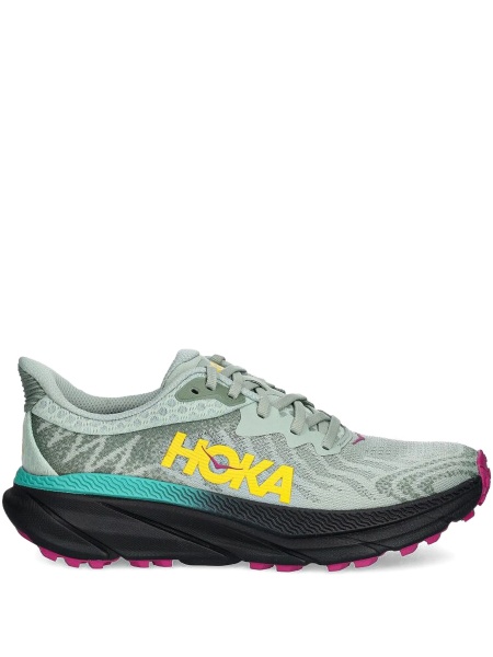 Sneakers Hoka One One verzi din material textil