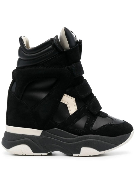 Sneakers Isabel Marant negri din piele
