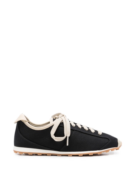 Sneakers JACQUEMUS negri din material textil