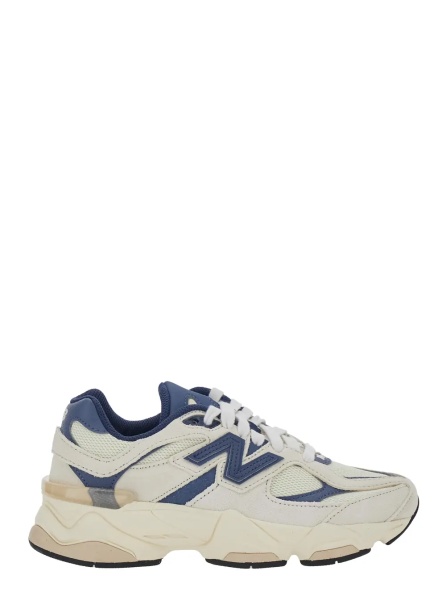 Sneakers Kids Lifestyle Shoe with leather and Tech Fabric upper in Blue unisex