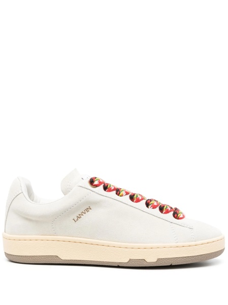 Sneakers Lanvin albi din piele