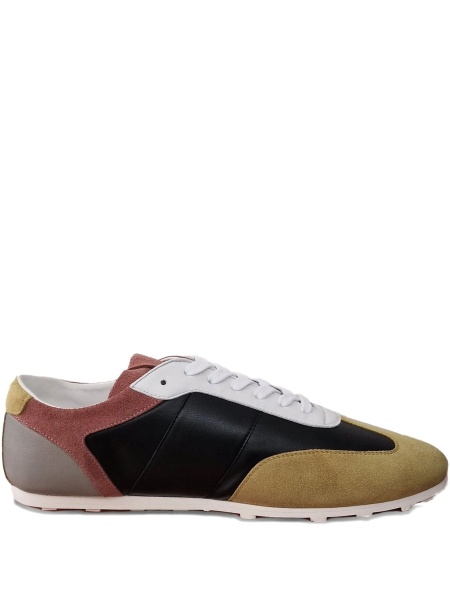 Sneakers Marni negri din piele intoarsa si piele