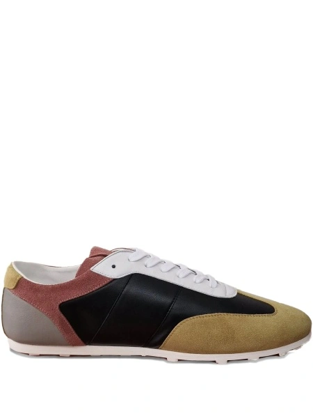 Sneakers Marni negri din piele intoarsa si piele