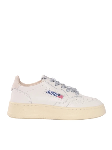 Sneakers MEDALIST KIDS LOW KID LEA/SUEFOUR WHT/SILV SNEAKERS AUTRY MEDALIST KIDS LOW KID LEA/SUEFOUR WHT/SILV SNEAKERS