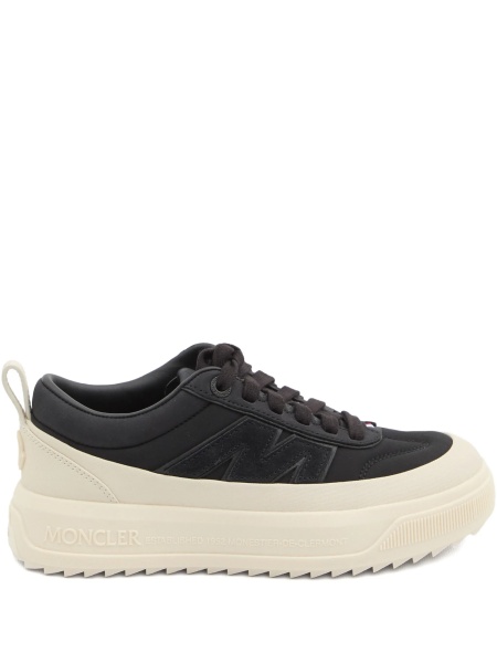 Sneakers Moncler negri din cauciuc si poliamida