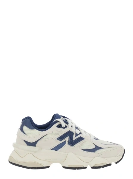 Sneakers New Balance '9060' albastri din piele si material textil