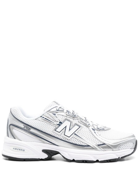 Sneakers New Balance albi din material textil