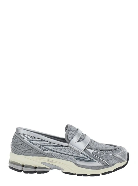 Sneakers New Balance gri din piele si material textil 'LIFESTYLE'