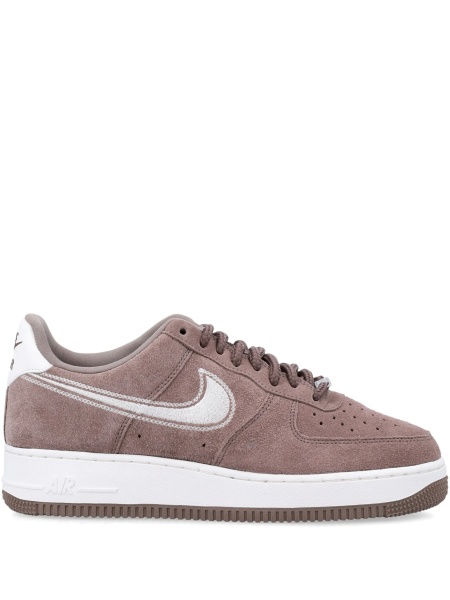 Sneakers Nike air force 1 roz din piele intoarsa
