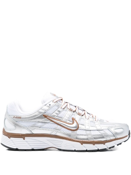 Sneakers Nike argintii din poliuretan si material textil