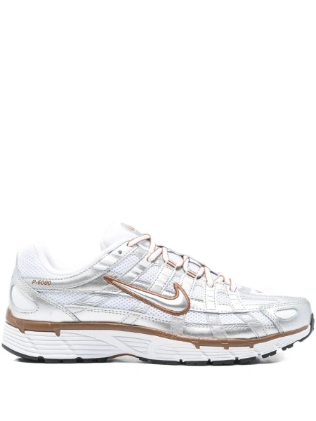 Sneakers Nike argintii din poliuretan si material textil