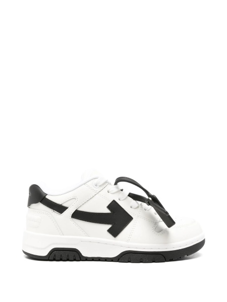 Sneakers Off-White albi din piele