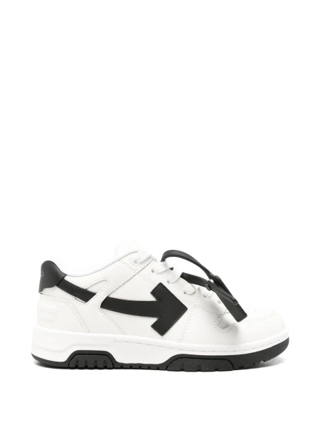 Sneakers Off-White albi din piele