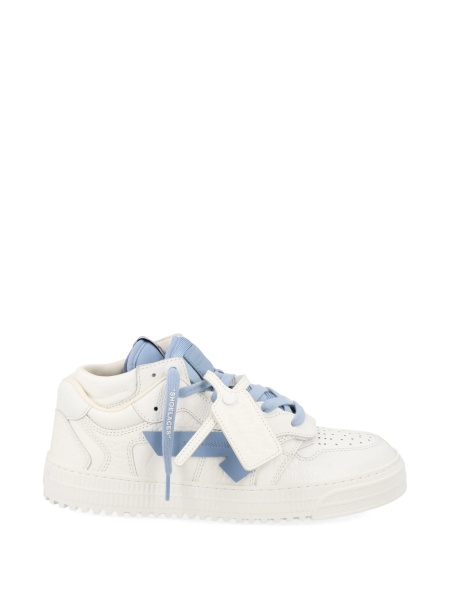 Sneakers Off-White neutri din piele