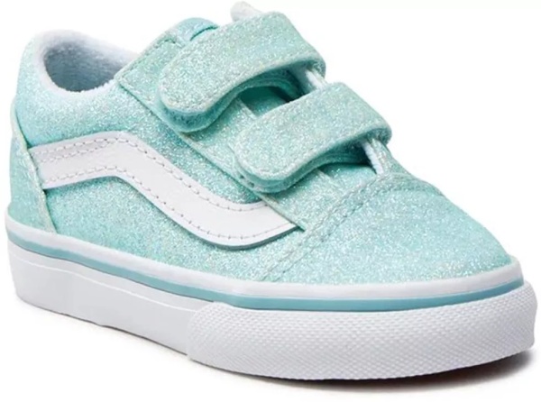 Sneakers Old Skool V Glitter Pastel Blue