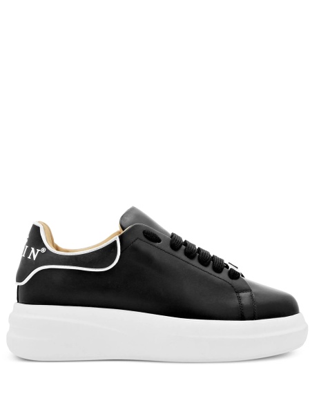 Sneakers Philipp Plein negri din piele