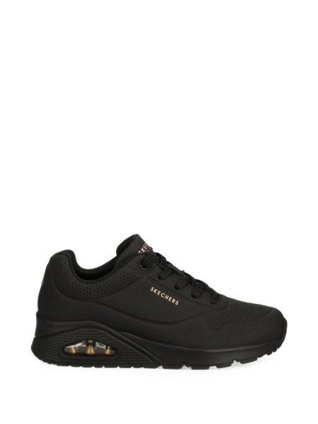 Sneakers SKECHERS negri din material textil si poliuretan