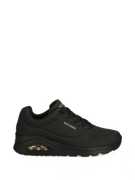 Sneakers SKECHERS negri din material textil si poliuretan
