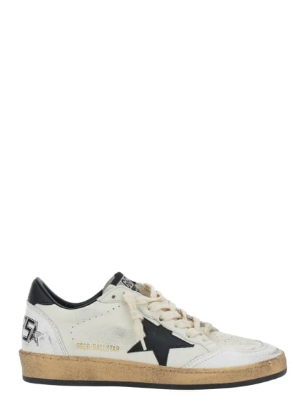 Sneakers Sneaker 'Ballstar' Low Top with Star Patch on the Side and Contrast Heel with White and Black Leather Writing for Women