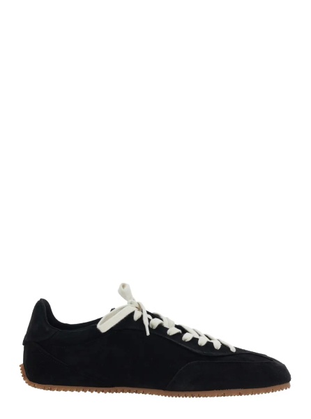 Sneakers Sneaker 'Daze Runner' with Logo on the Tongue and Grooved Sole in Black Suede Men