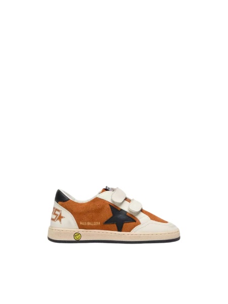 Sneakers SNEAKERS BALL STAR STRAP SUEDE AND LEATHER UPPER LEATHER STAR TOE SPUR AND HEEL RUST/BLACK/CREAM