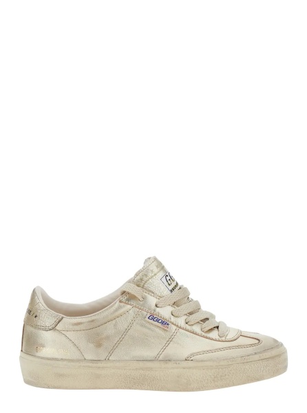 Sneakers 'Soul-Star' metallic Sneakers with logo lettering on the back and on the tongue in laminated leather Woman