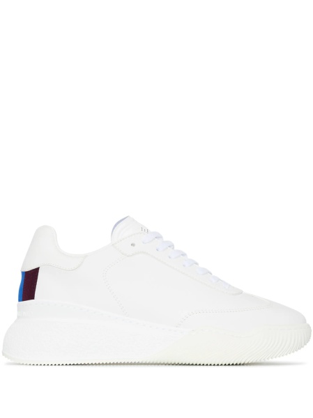 Sneakers Stella McCartney albi din polyester si poliuretan