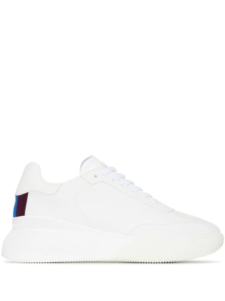 Sneakers Stella McCartney albi din polyester si poliuretan