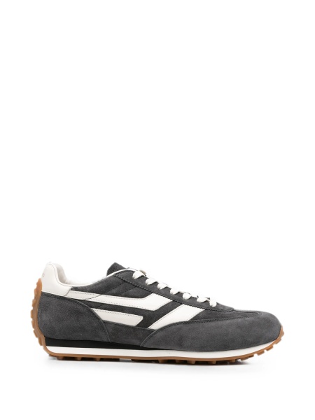 Sneakers Tom Ford gri din piele