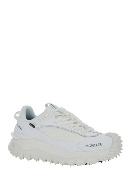 Sneakers 'Trailgrip GTX' White Low Top Sneakers with Logo Lettering on the Side in Leather and Tech Fabric for Men