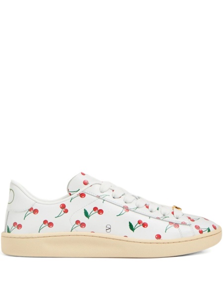 Sneakers Valentino Garavani albi din piele