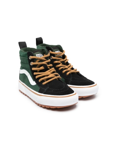 Sneakers Vans verzi din material textil si piele