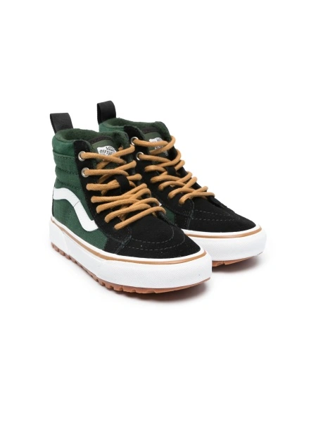Sneakers Vans verzi din material textil si piele