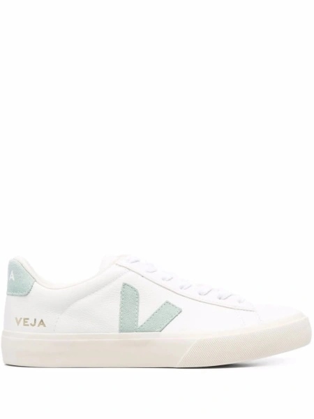 Sneakers VEJA albi din piele si piele intoarsa