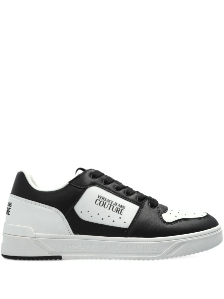 Sneakers Versace Jeans Couture albi din poliuretan