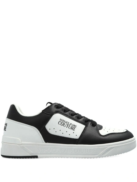 Sneakers Versace Jeans Couture albi din poliuretan