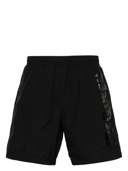 Sort de baie Alexander McQueen negru din poliamida