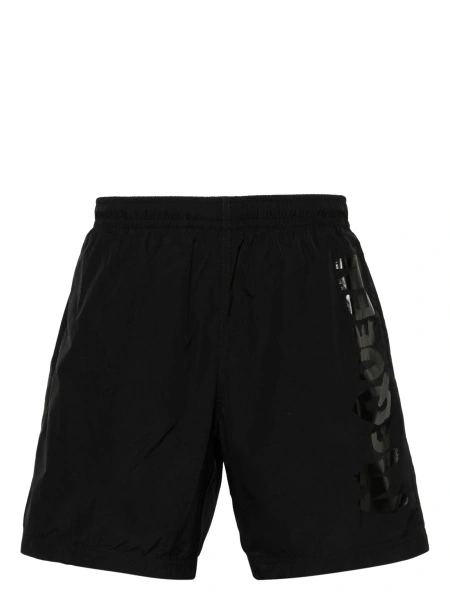 Sort de baie Alexander McQueen negru din poliamida