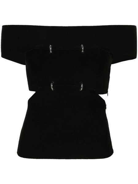 Top tricotat Alexander McQueen negru