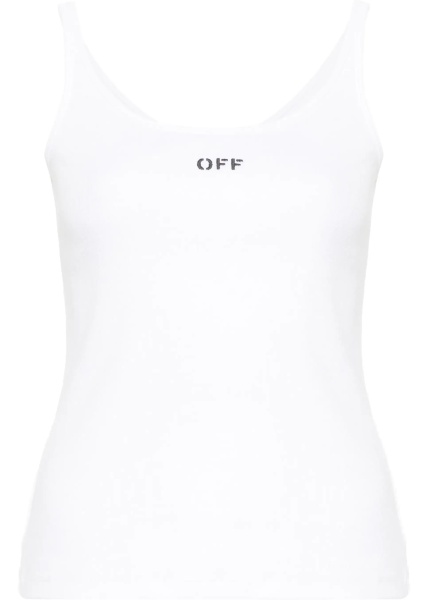 Topuri Off Stamp Rib Tank Top
